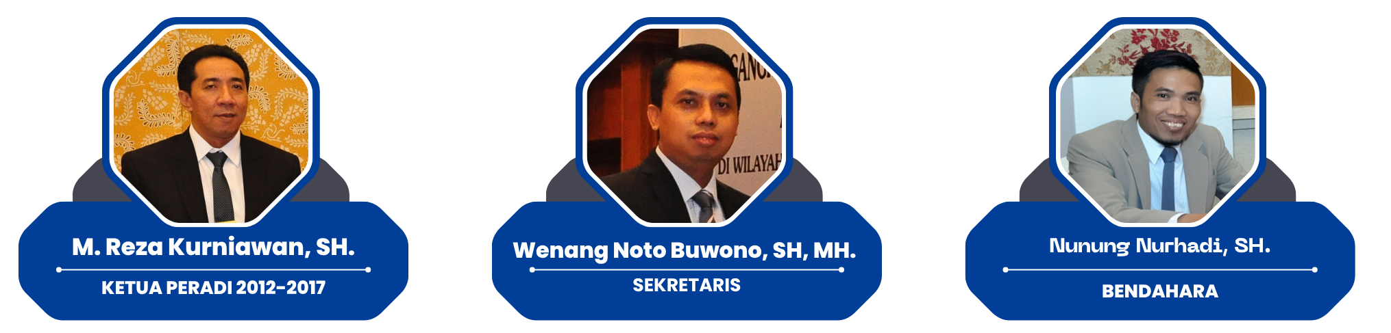 Struktur Kepengurusan DPC PERADI Semarang 2012–2017